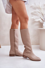 Classic cut knee-hight Boots