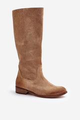 Classic cut knee-hight Boots