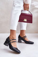 Laura Messi block heel pumps