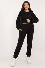 Casual sporty tracksuit set