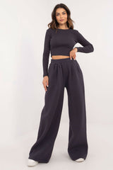 Women's smooth pattern casual set