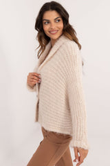 Long sleeves heart neck cardigan