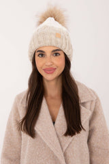 Plaid pattern winter beanie