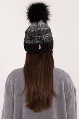 Plaid pattern winter beanie