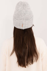 Uniform color fashionable patch beanie