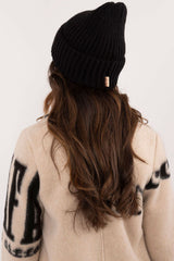 Uniform color fashionable patch beanie