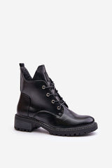 Classic cut eco leather boots