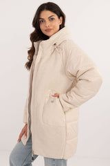 Women's corduroy front casual jacket