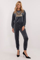 Women's casual style velour set