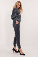 Women's casual style velour set