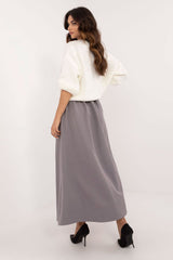 Long elegant flared maxi skirt