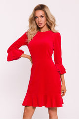 Velour knitwear charming daydress