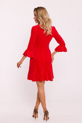 Velour knitwear charming daydress