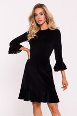 Velour knitwear charming daydress