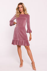 Velour knitwear charming daydress