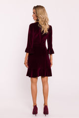 Velour knitwear charming daydress