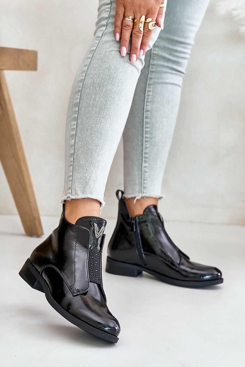 Women's eco leather ankle boots