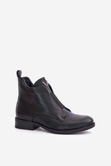 Women's eco leather ankle upper boots