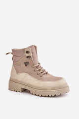 Women's eco leather trapper boots