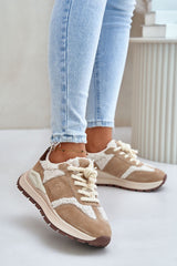 Big Star natural suede sneakers