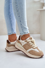 Big Star natural suede sneakers