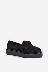 Women's cute bow loafers