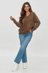 Loose-fitting women's sweater