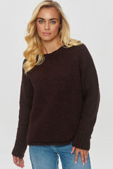 Long sleeves loose-fitting sweater