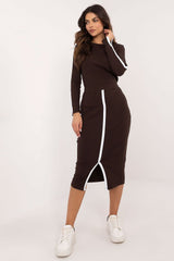 Women's striped fabric skirt set