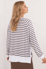 Everyday long sleeves striped blouse