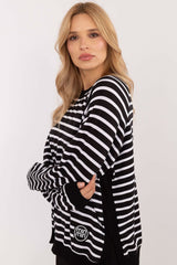 Everyday long sleeves striped blouse