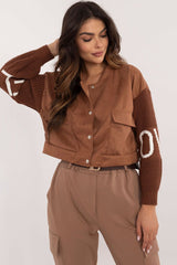 Women's short bomber jacket