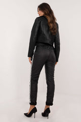 Women's eco-leather pants