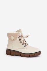 Eco leather platform trappers shoes