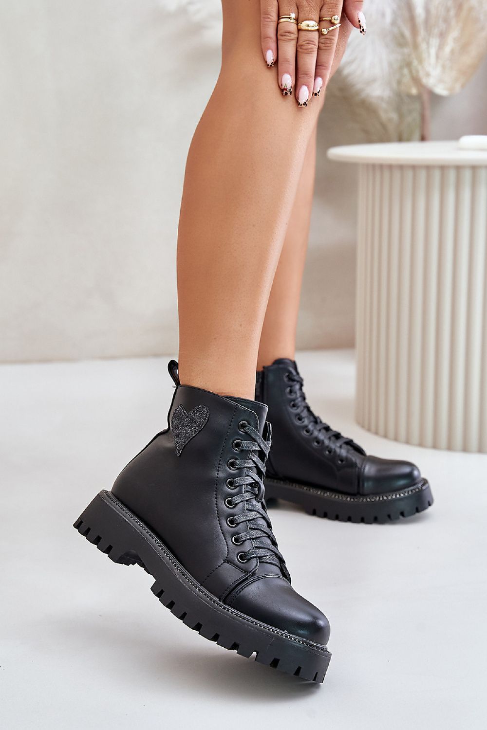 Stylish boots with a low upper