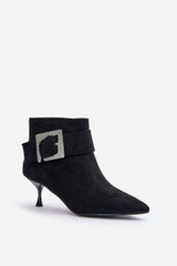 Stylish boots on a stiletto heel