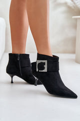 Stylish boots on a stiletto heel