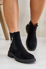 Women's eco-suede Jodhpur boots