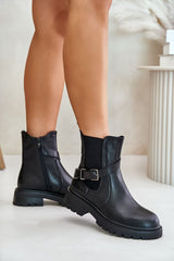 Elegant sable leather Jodhpur boots