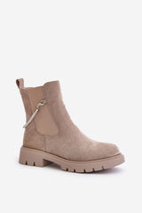 Women's eco-suede Jodhpur boots