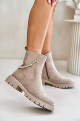 Women's eco-suede Jodhpur boots