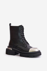 Goe stylish leather baggers boots