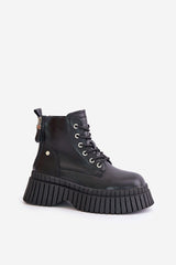 Women's leather trappers from Goe