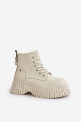 Women's leather trappers from Goe