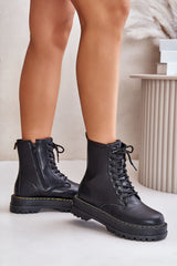 Women's padded heel counter boots