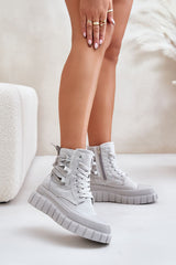 Women's high-top sneakers