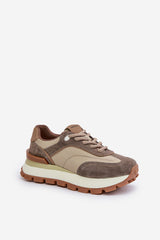 Classic beige sports shoes