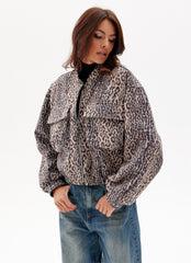 Fashionable animal patterns jacket