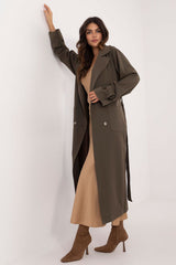 Elegant stylish transitional trench coat