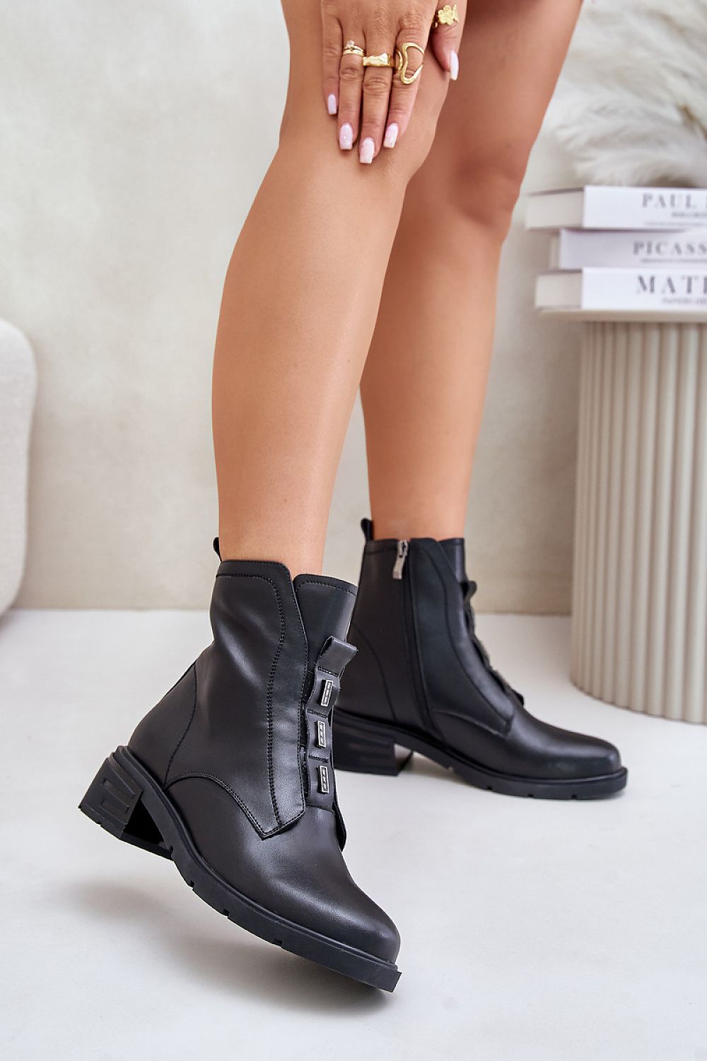 Step in style black boots